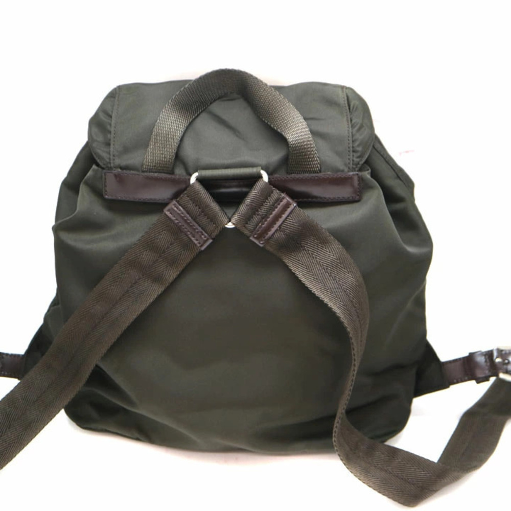 PRADA Backpack Rucksack Daypack Rucksack Green Bag - Picture 3 of 6